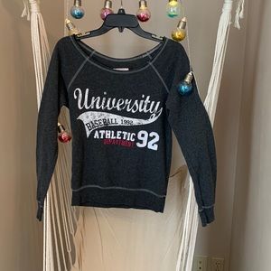 Reflex- Women’s Small lightweight Gray, White, pink sweatshirt.